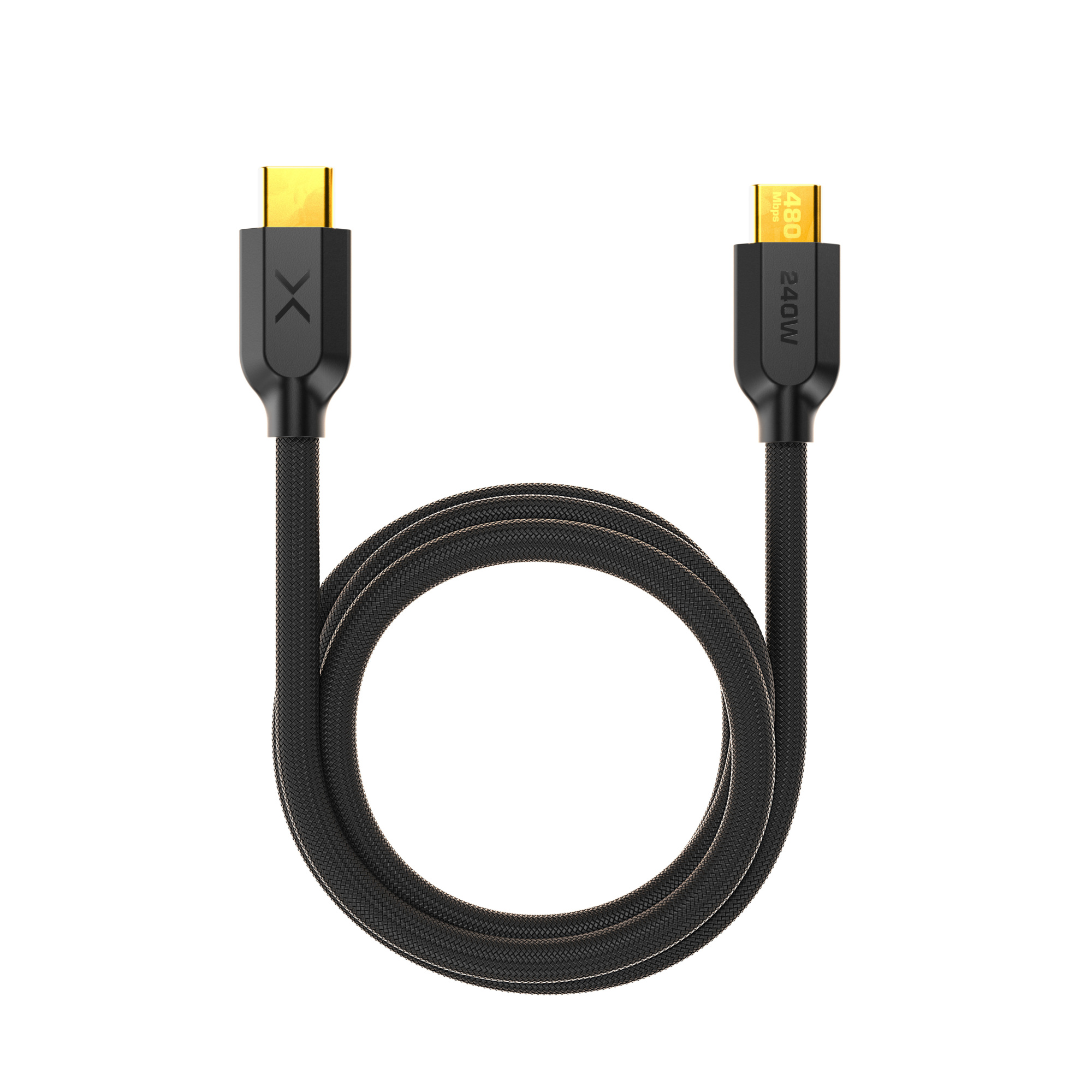 NOCO 240W USB-C to USB-C Cable, 3.3ft., USB-IF Certified, Power Delivery 3.1, 480 Mbps, Model# XC1B